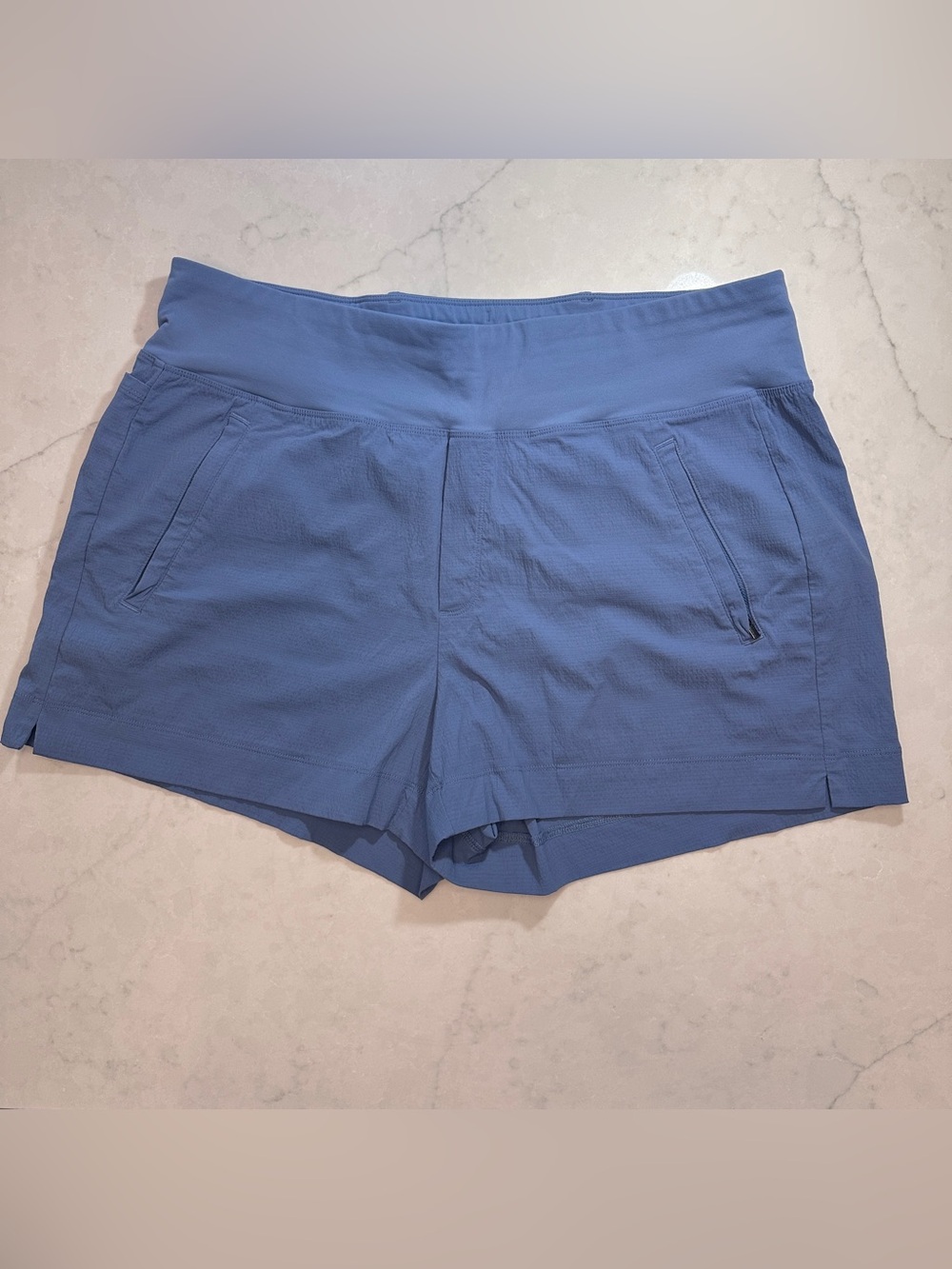 Athleta Blue Trekkie North Shorts Size 14. Great condition.